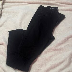 Old Navy Women's Dark Black Skinny Jeans